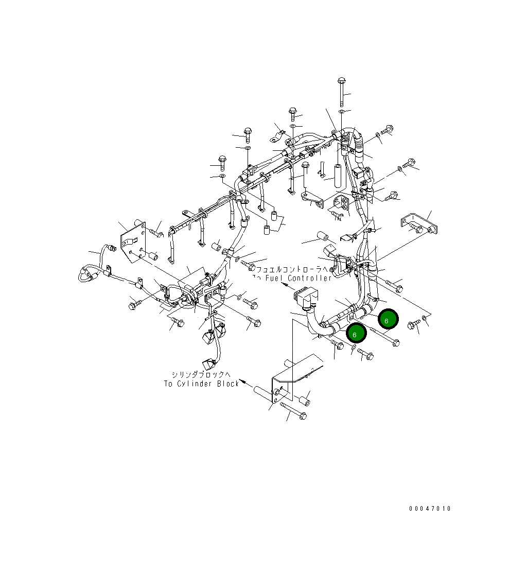 Клипса 600-051-2280 Komatsu