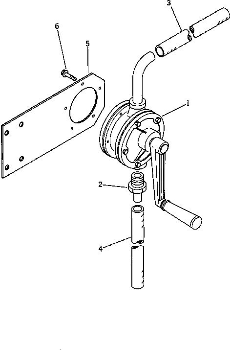 Шланг 6136-55-7920 Komatsu