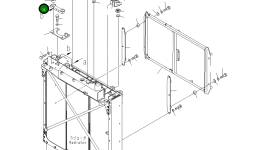Кронштейн 17A-03-41291 Komatsu