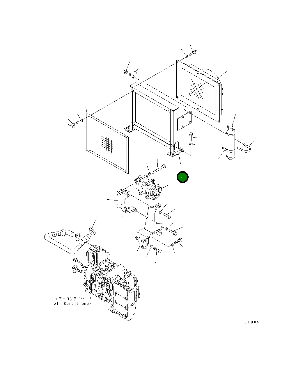 Кронштейн 203-979-5611 Komatsu
