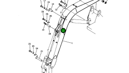 Палец 201-70-41120 Komatsu