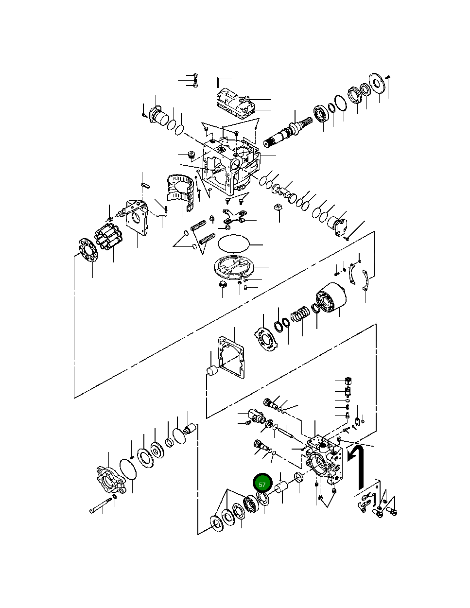 Палец 1431 696 H1 Komatsu