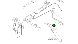 Палец 22L-70-11161 Komatsu