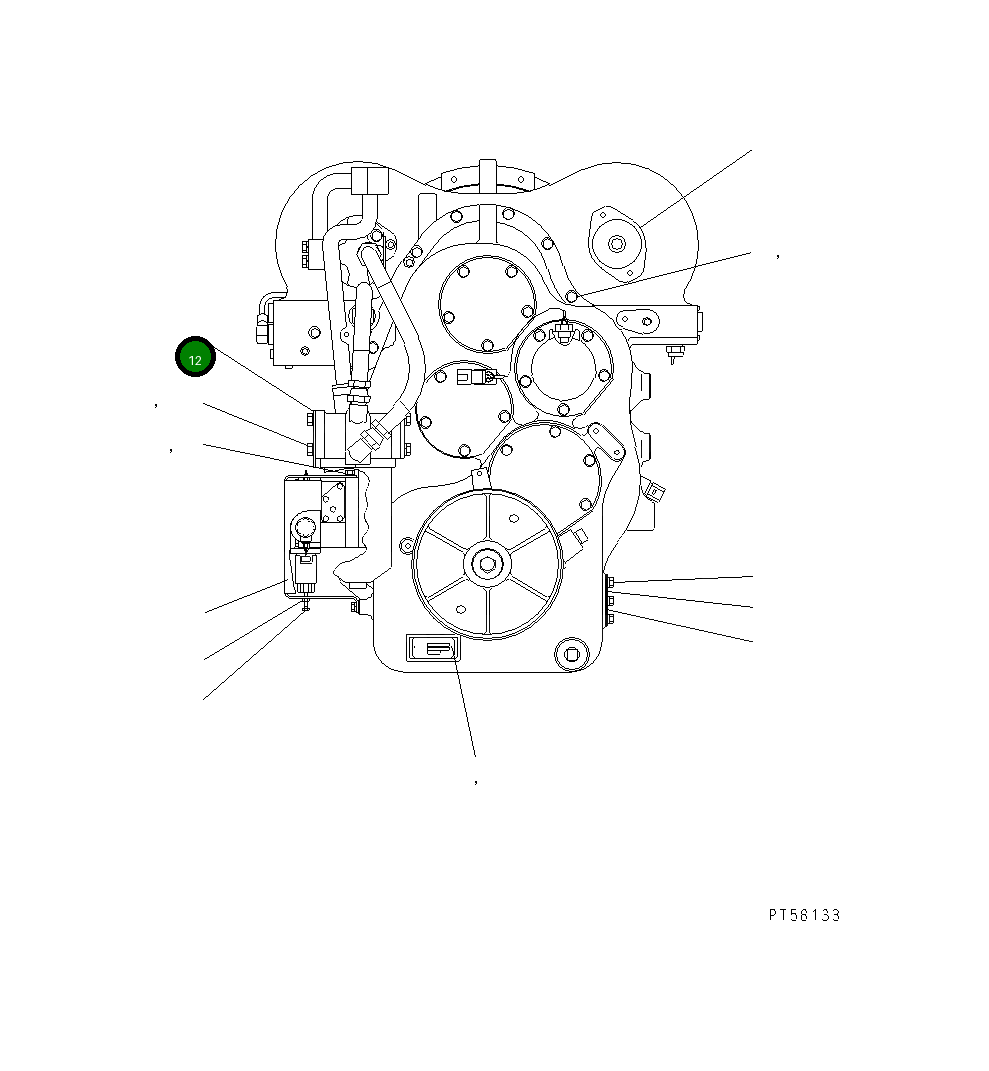 Кронштейн DC78A0052000 Komatsu