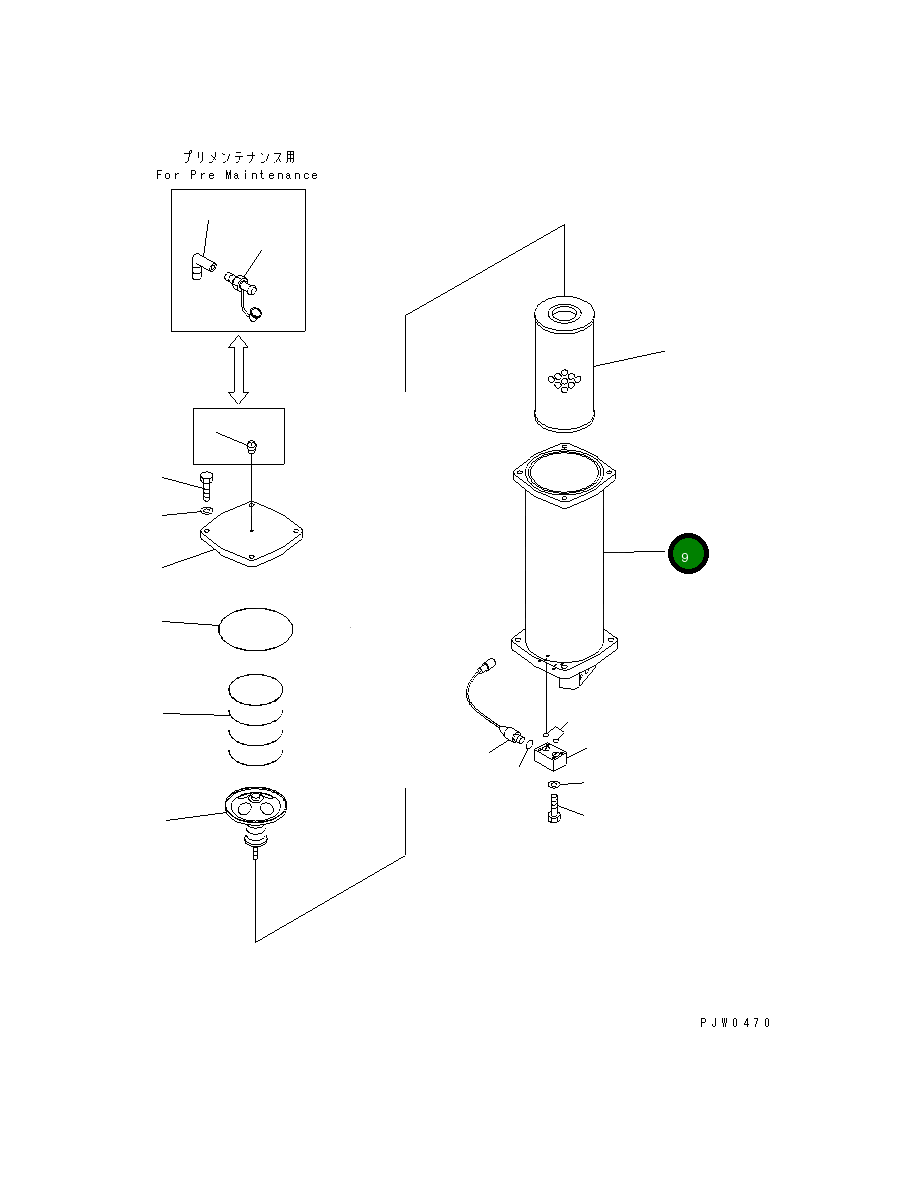 Корпус 42C-16-11152 Komatsu