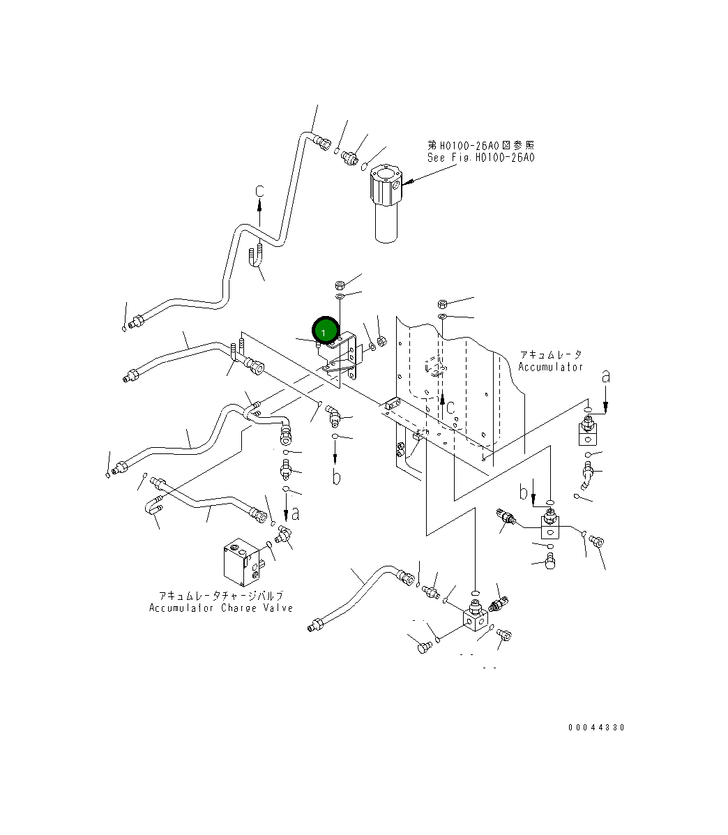 Кронштейн 569-43-88740 Komatsu