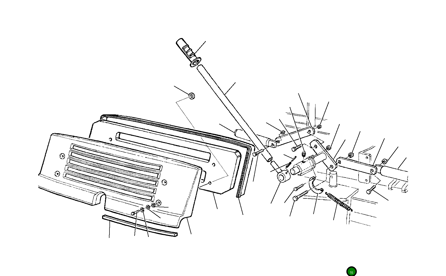 Палец 200328356 Komatsu