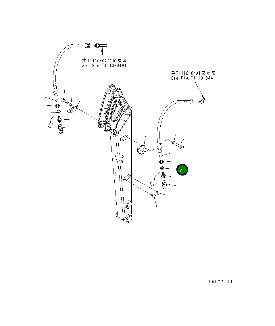 Колпак 22L-973-2430 Komatsu