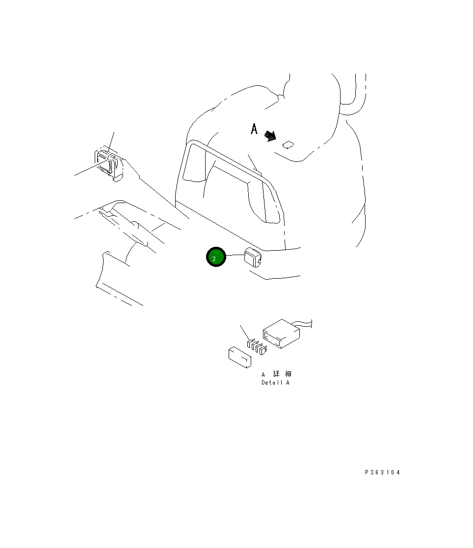 Лампа YM172156-17420 Komatsu