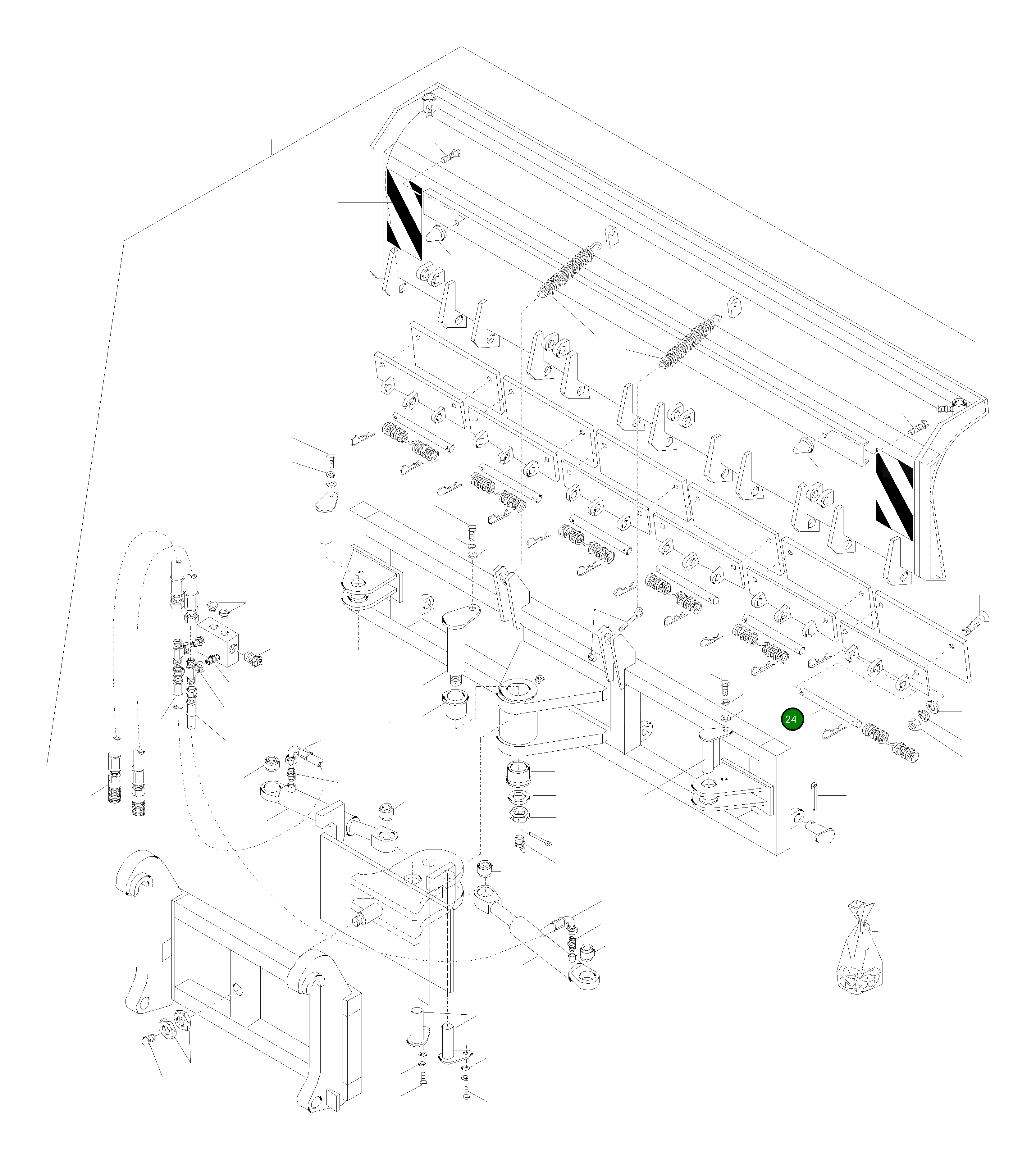 Палец 42Y-71-H0R30 Komatsu