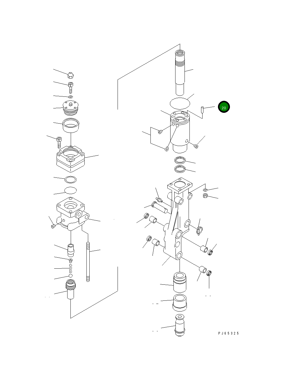 Палец 21S-970-2450 Komatsu