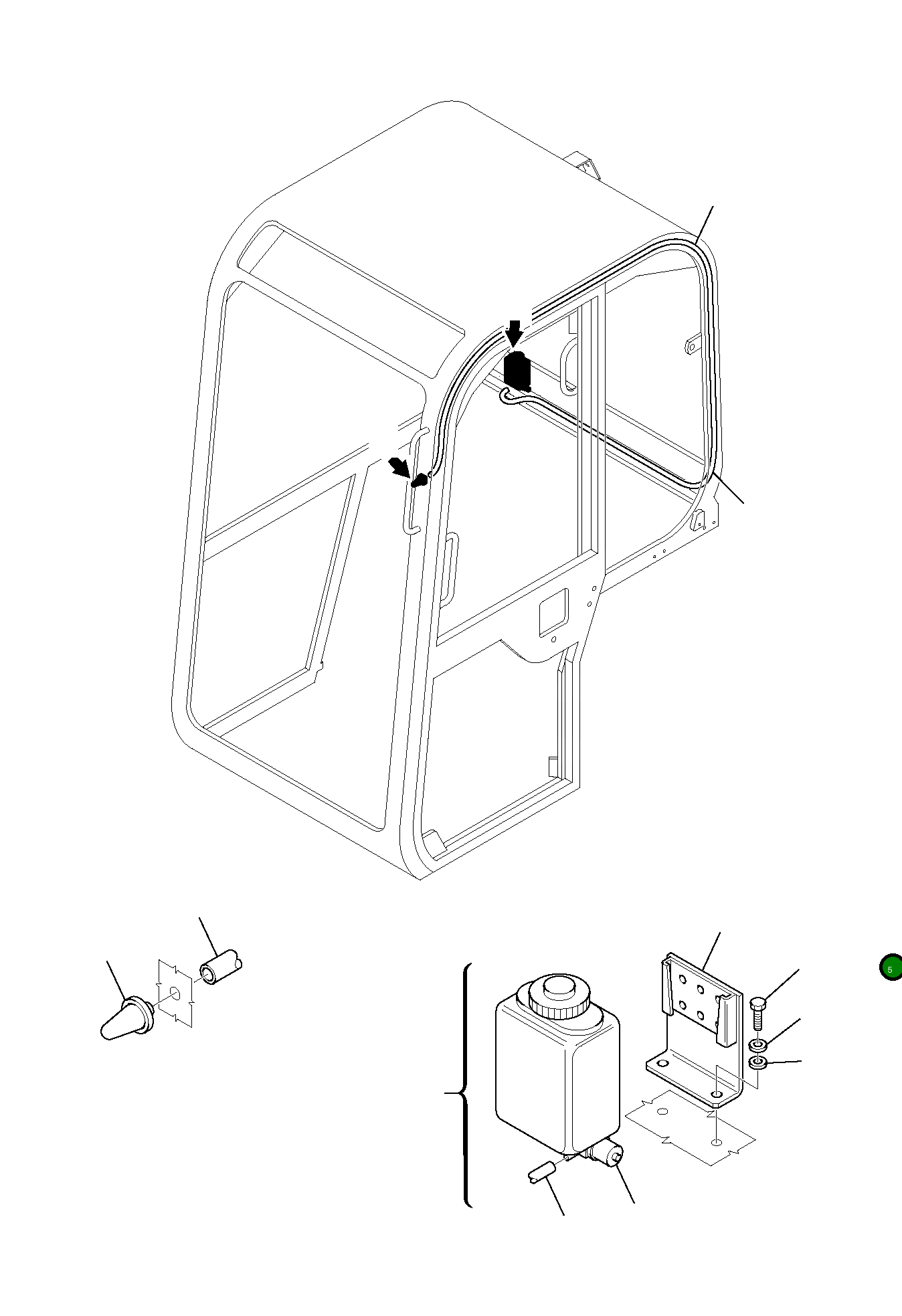 Опора 816214699 Komatsu
