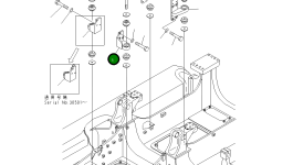 Кронштейн 124-01-51412 Komatsu