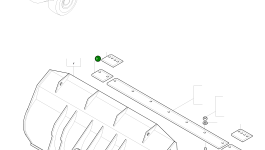 Нож 423-70-H2460 Komatsu