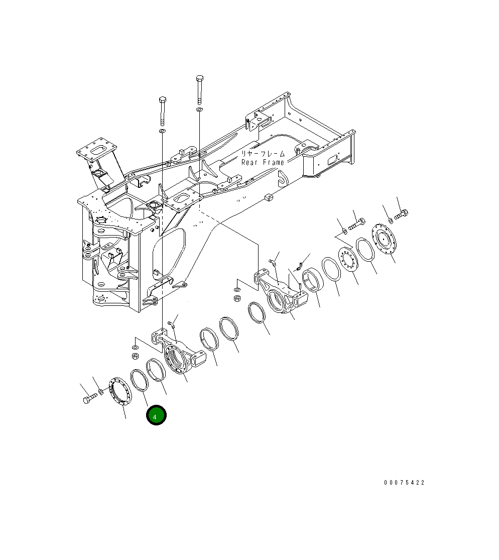 Набивка 426-46-12341 Komatsu