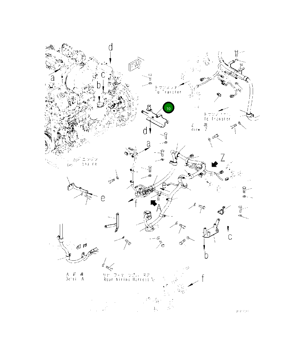 Кронштейн 418-06-52520 Komatsu