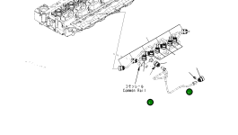 Клипса 6754715750 Komatsu