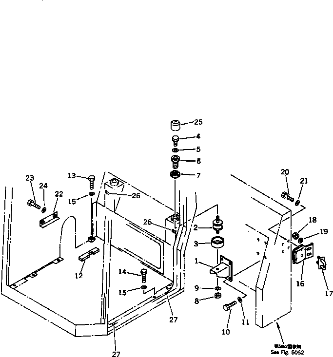 Кронштейн 21W-54-14931 Komatsu
