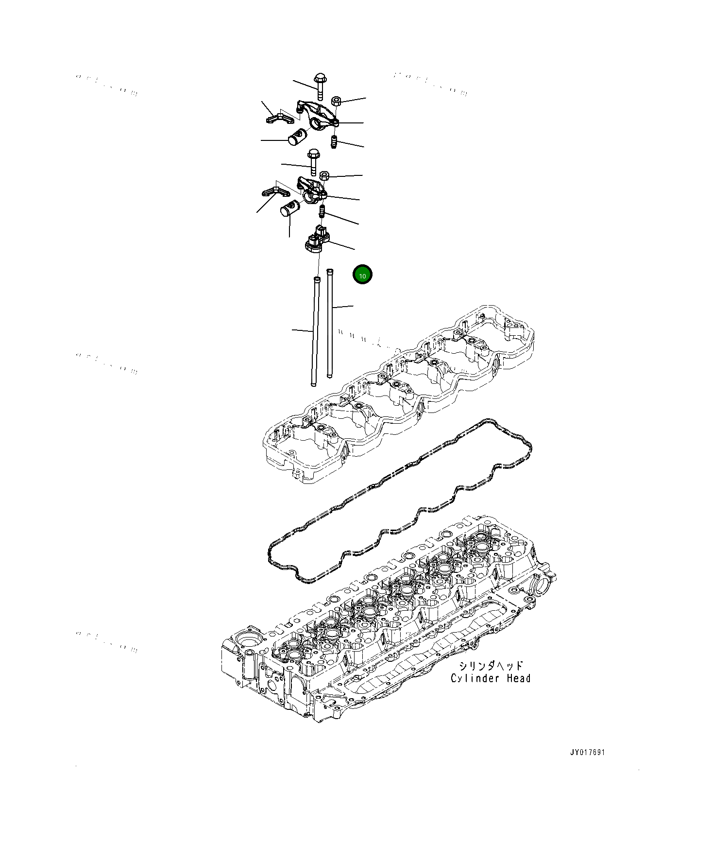 Опора 6754415260 Komatsu