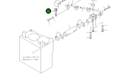 Кронштейн 203-06-67210 Komatsu