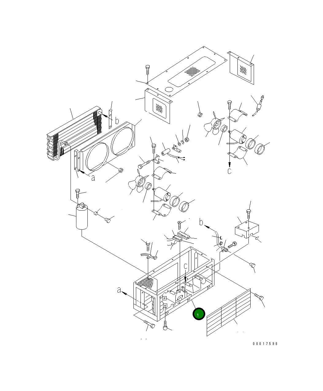 Корпус ND145440-054 Komatsu