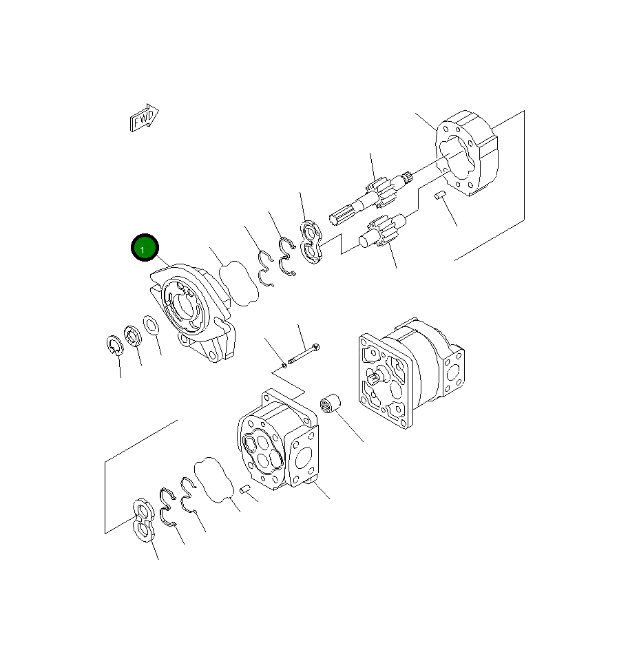 Кронштейн 705-17-01011 Komatsu