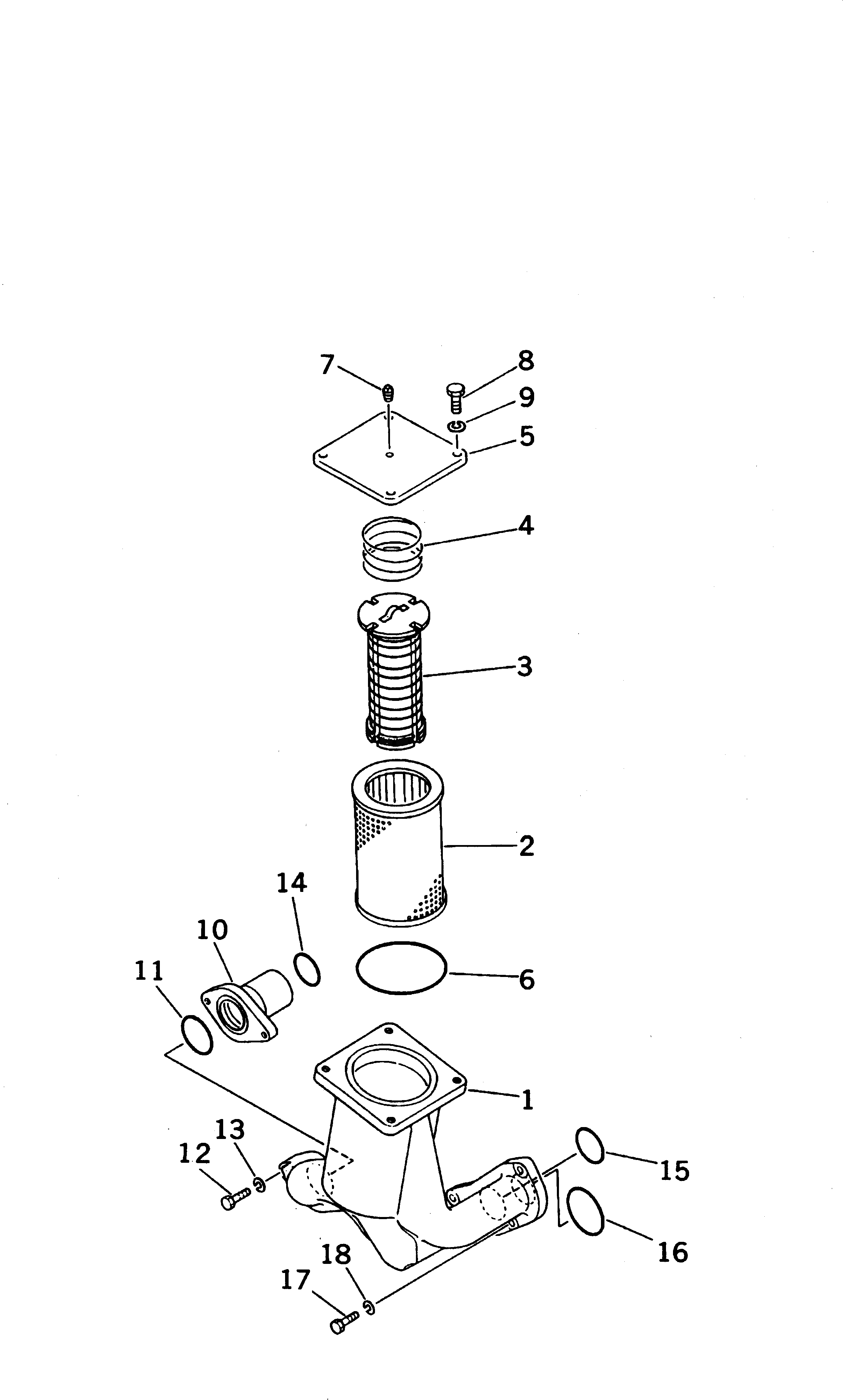 Корпус 156-76-26110 Komatsu