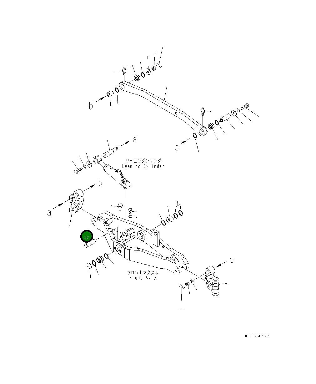 Палец 23C-27-51490 Komatsu