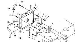 Кронштейн 257-20-34330 Komatsu