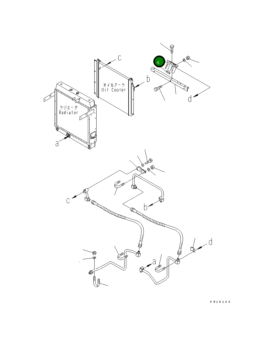 Кронштейн 421-16-21763 Komatsu