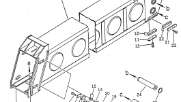 Палец 22X-70-11451 Komatsu