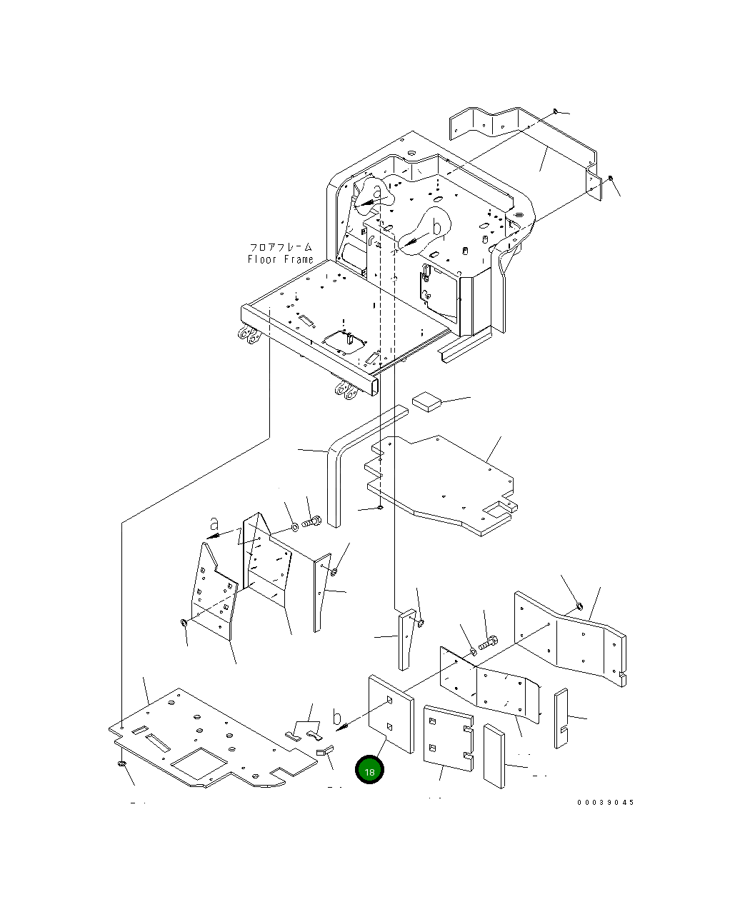 Лист 22M-54-28850 Komatsu
