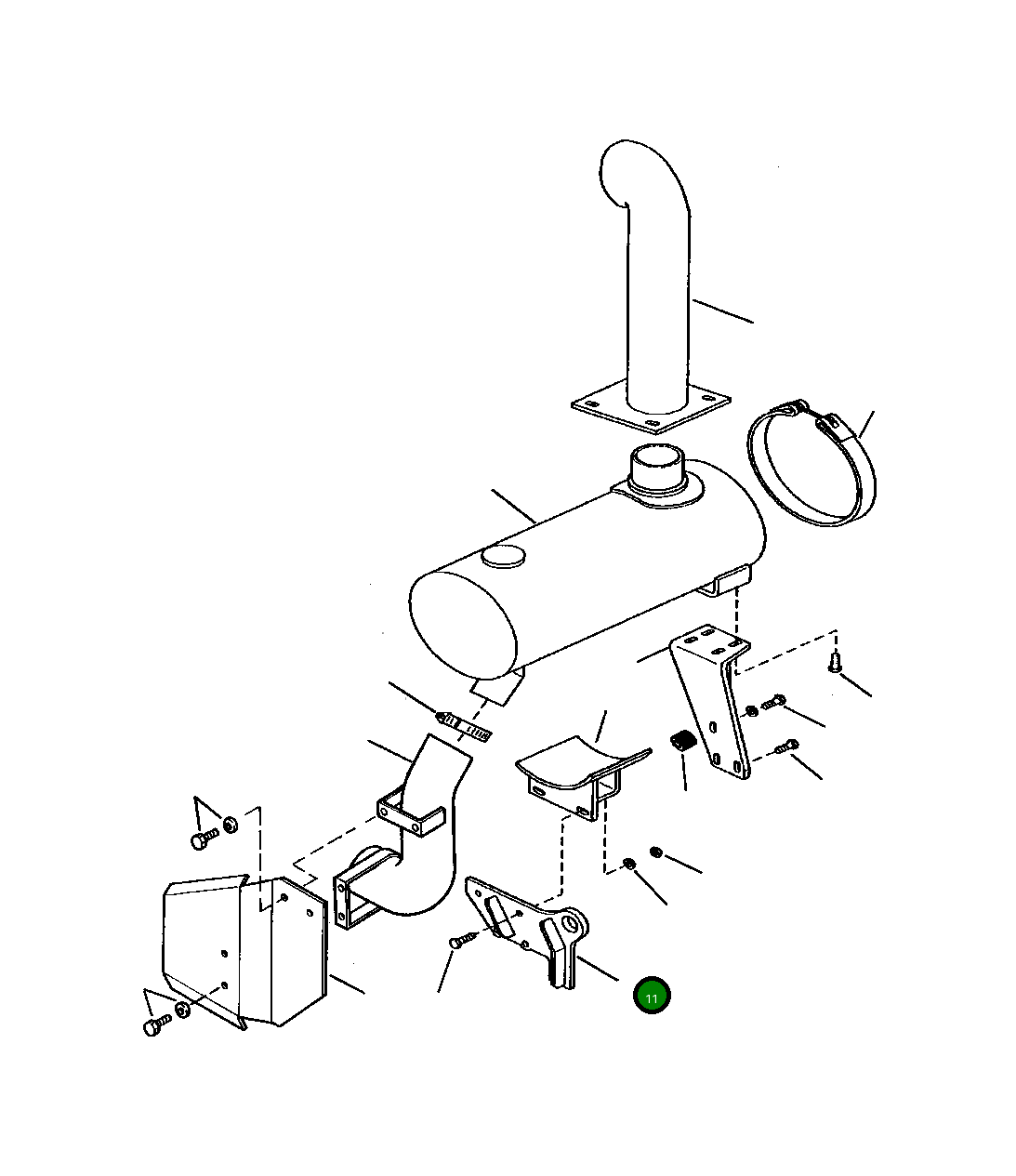 Кронштейн 1435 337 H91 Komatsu