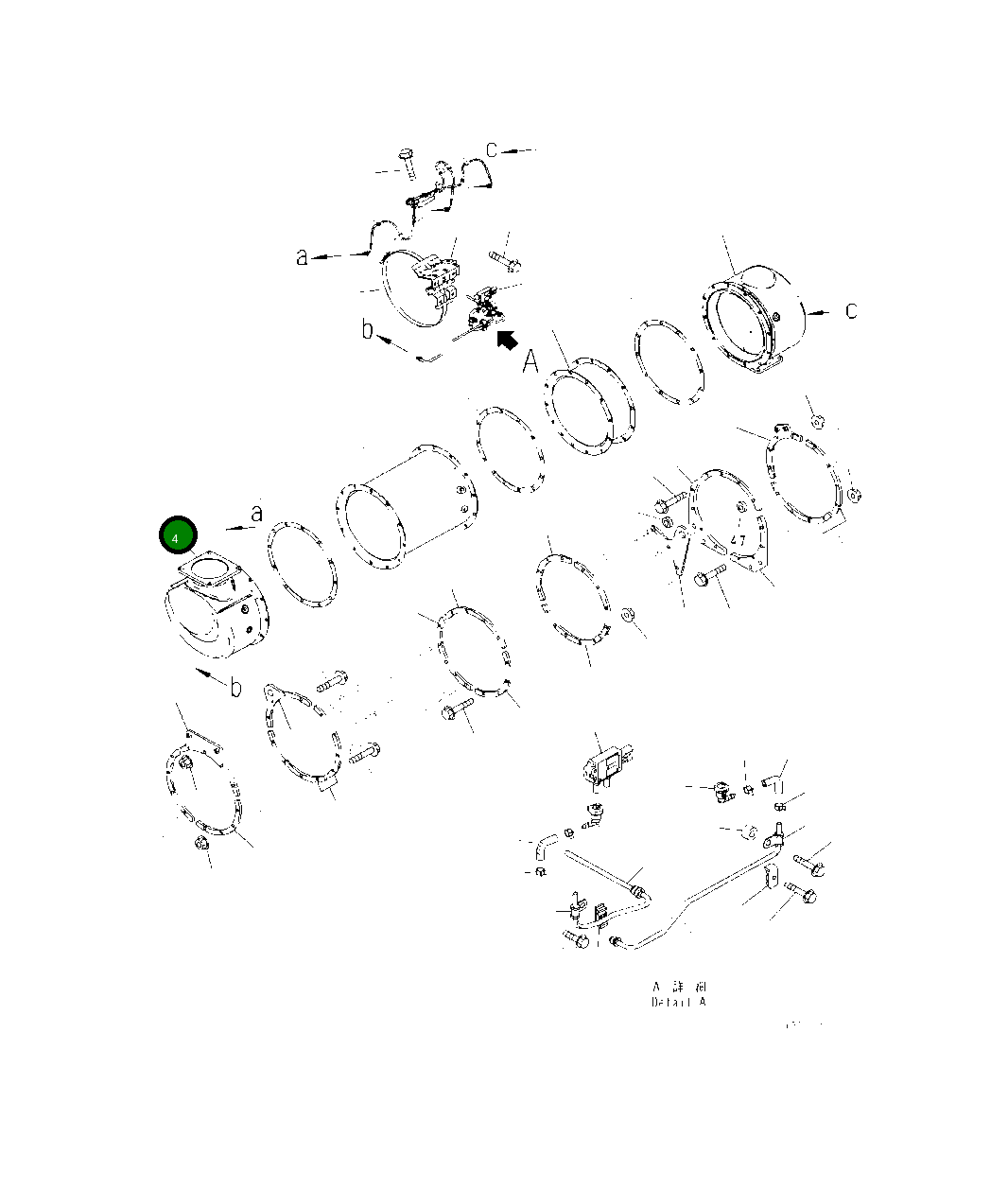 Корпус 6536-41-1010 Komatsu