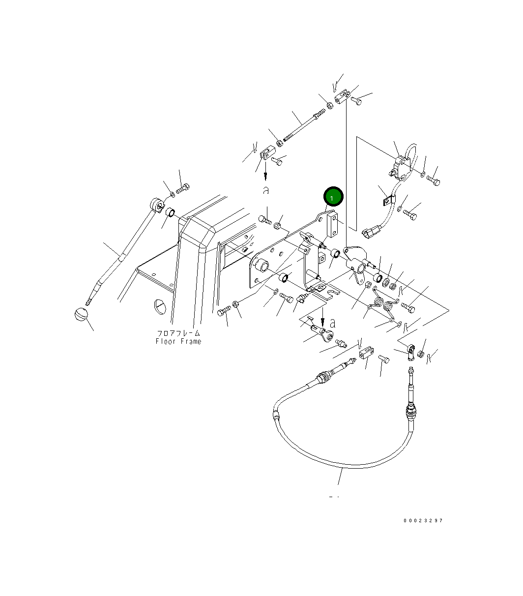 Кронштейн 154-43-75530 Komatsu