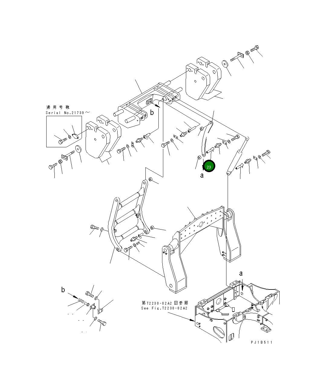 Палец 176-72-41210 Komatsu
