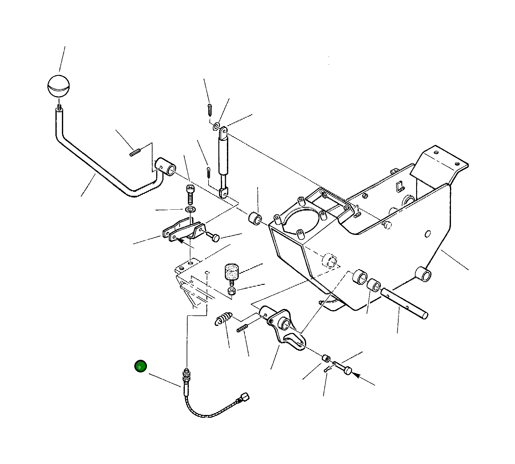 Опора 3F1042069 Komatsu