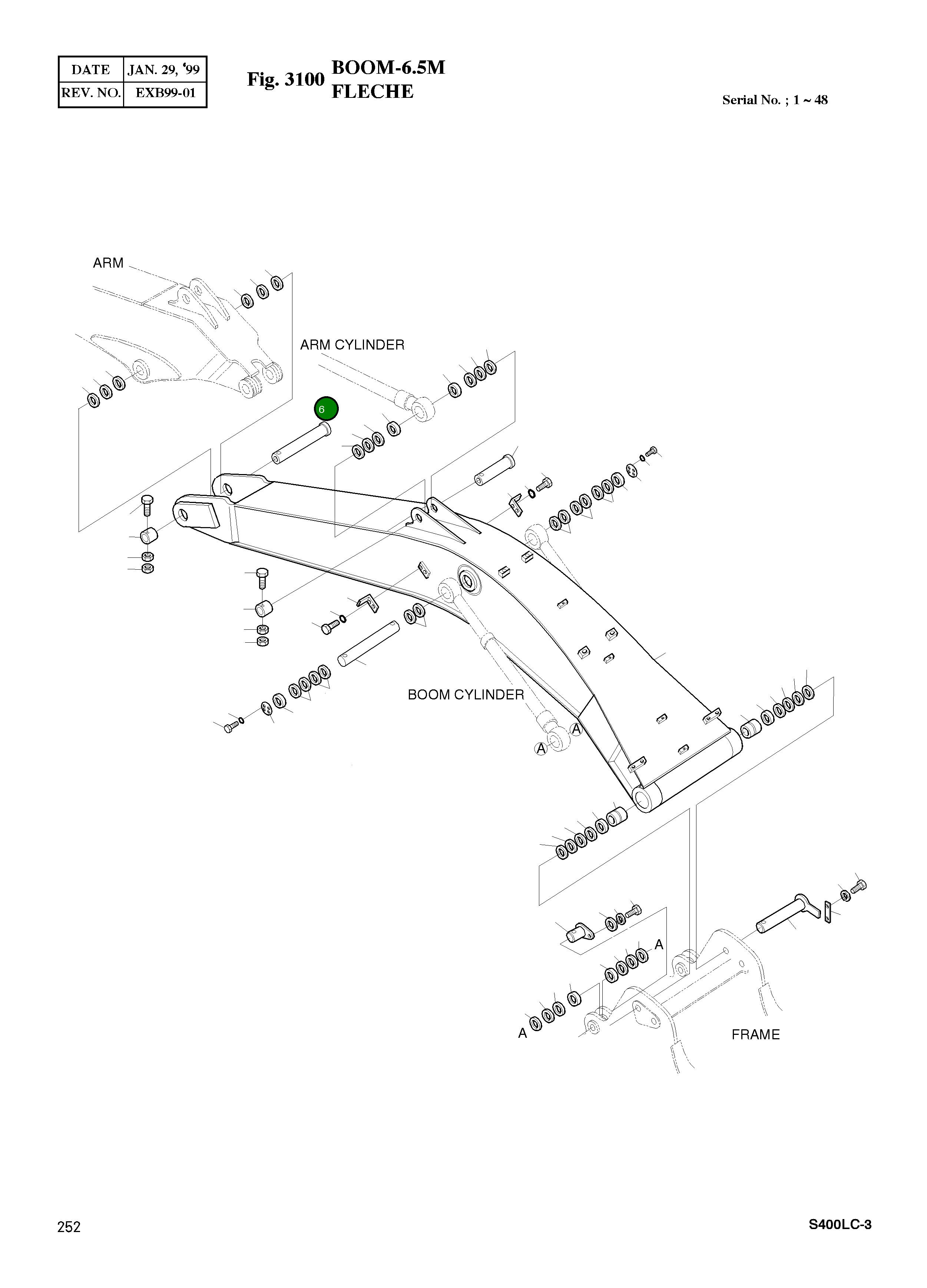 Палец 2123-4193 Komatsu