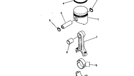 Стопорное кольцо YM172100-22400 Komatsu