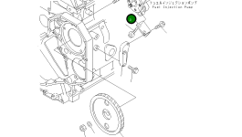 Кронштейн 6732-71-3611 Komatsu
