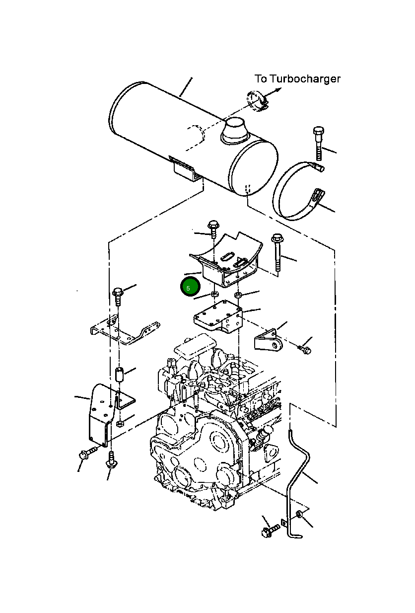 Кронштейн 417-02-A1321 Komatsu