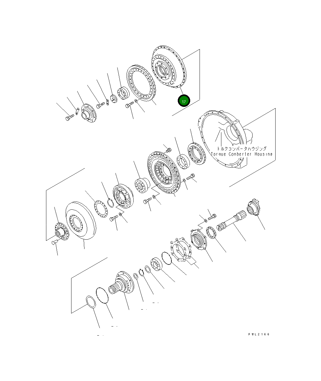 Корпус 175-13-21213 Komatsu