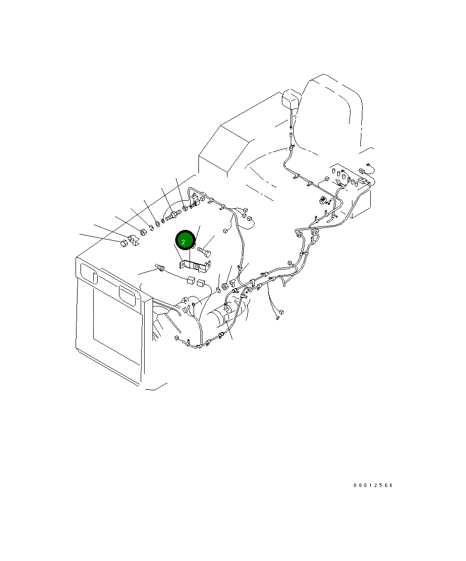 Кронштейн 104-06-51540 Komatsu
