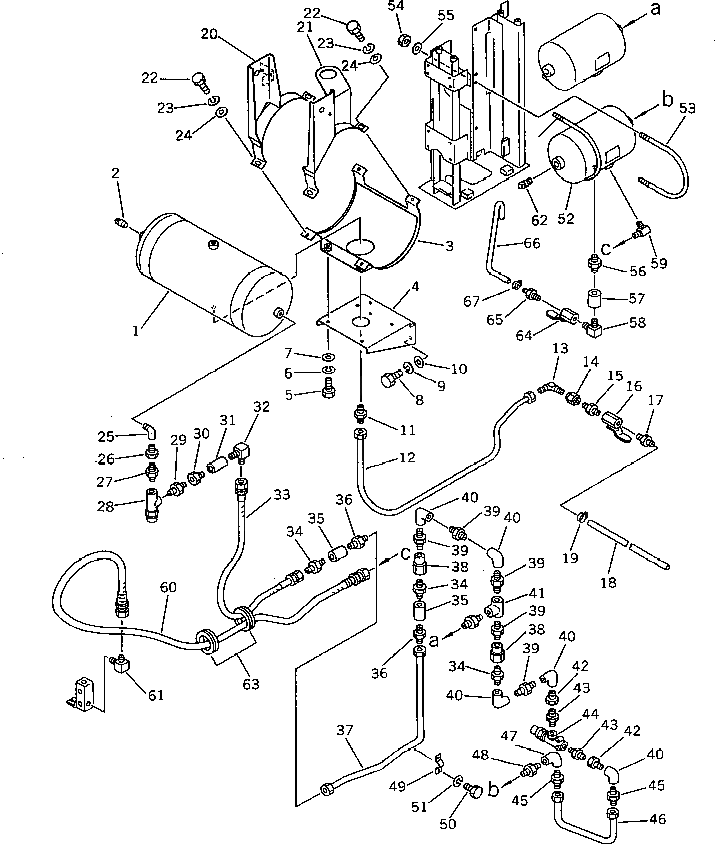 Шланг 20G-68-19570 Komatsu