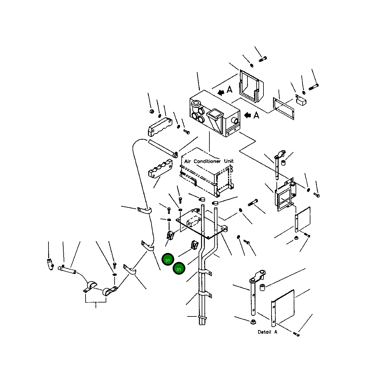 Кронштейн 569-07-61180 Komatsu