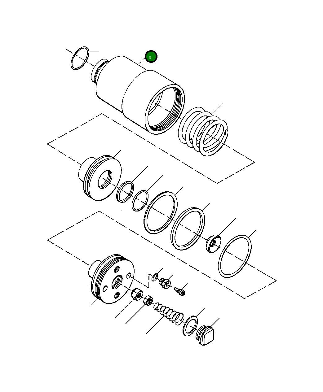 Корпус 1430 550 H1 Komatsu