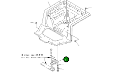 Кронштейн 14X-54-17150 Komatsu
