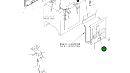 Лист 415-54-25470 Komatsu