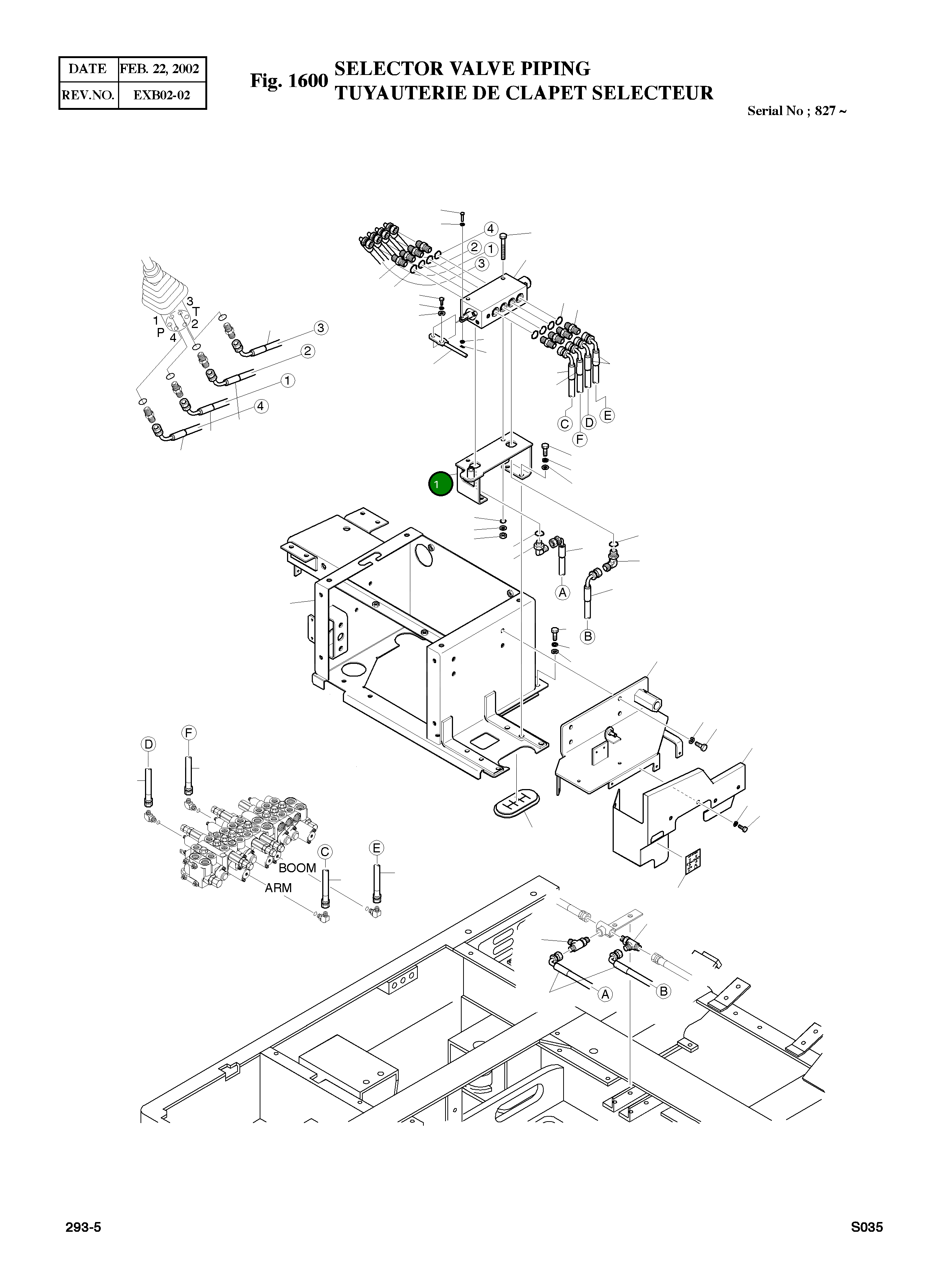 Кронштейн 195-01551 Komatsu