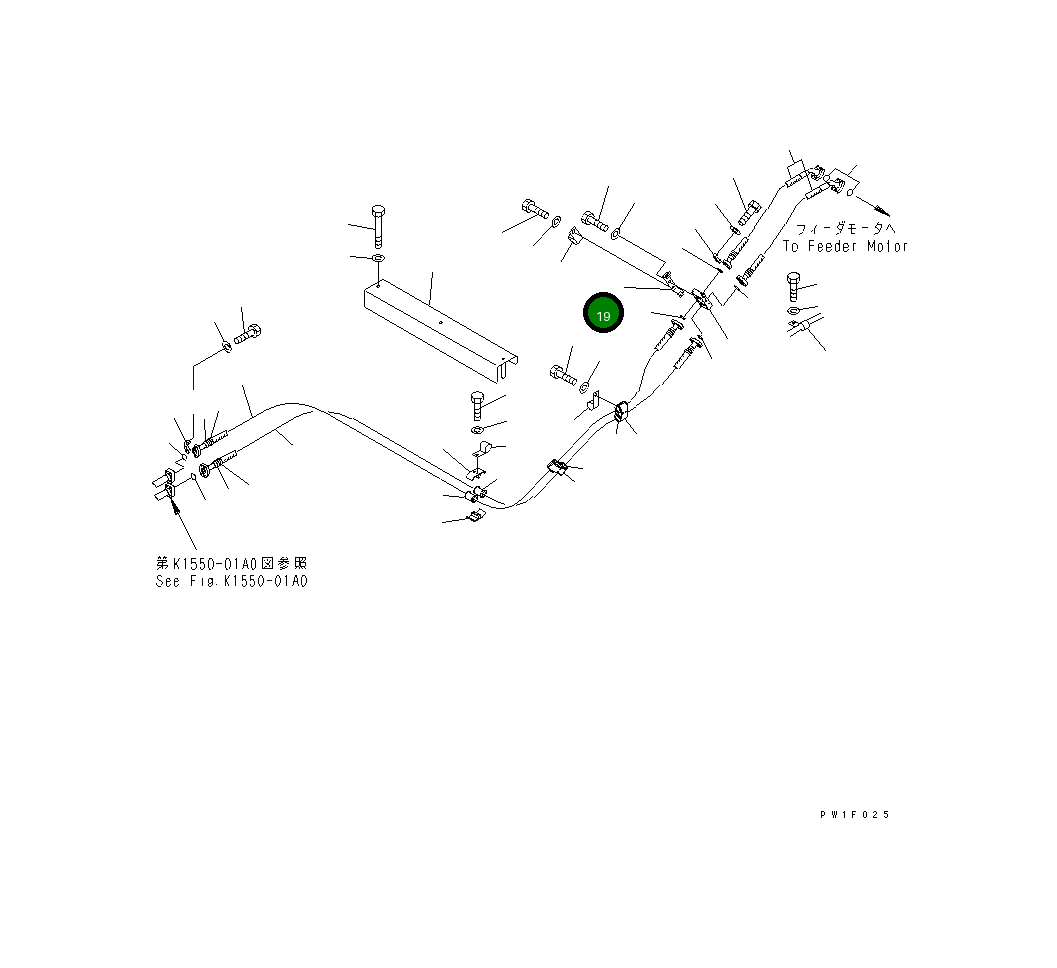 Кронштейн 8296-62-2270 Komatsu